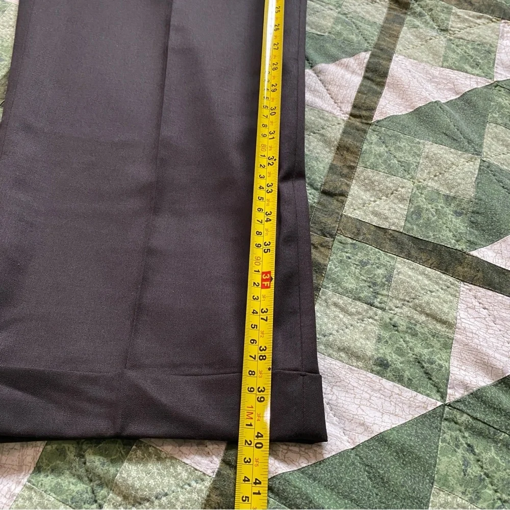 Alfani Wool Pants Trouser‎ Slacks Size 38x29L Black Dress Pants Office Career